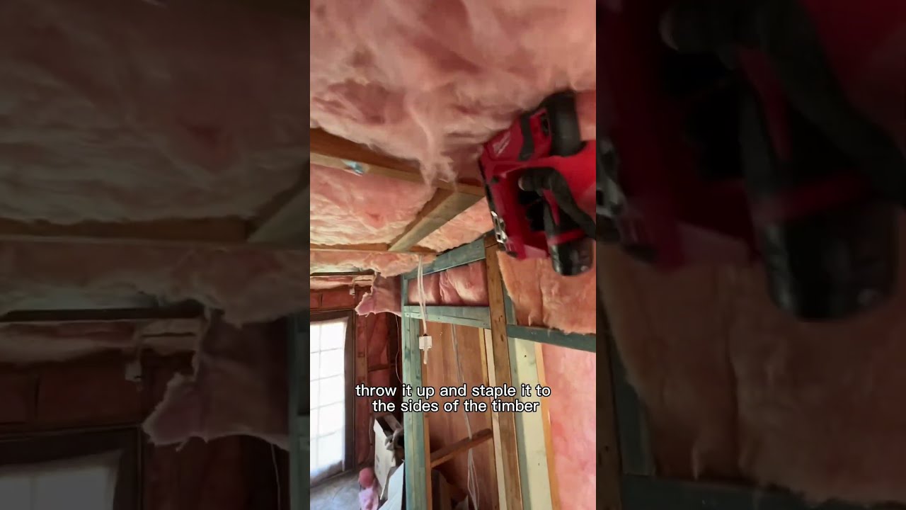 How I Installed And Hung Insulation