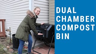 Using a Dual Chamber Composting Tumbler