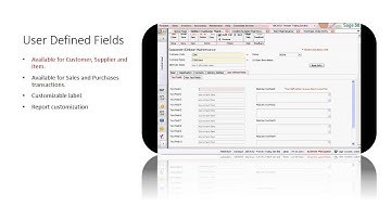 Sage 50 - User Defined Fields