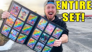 Trading for a 100% COMPLETE Evolving Skies Pokemon Card Binder!