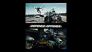 Jazz (tf1) vs mirage/Dino (dotm) #tranformers  #edits  #bayverse