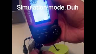 HawkEye FishTrax C1 fish finder unboxing