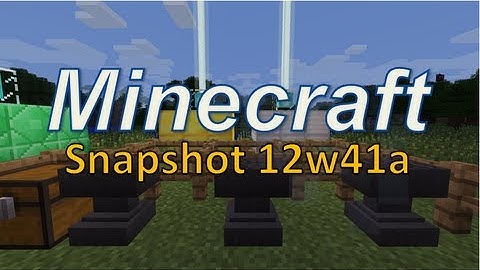 Minecraft - 1.4 Snapshot (12w41a) - Item Repairing, Merging & Renaming!