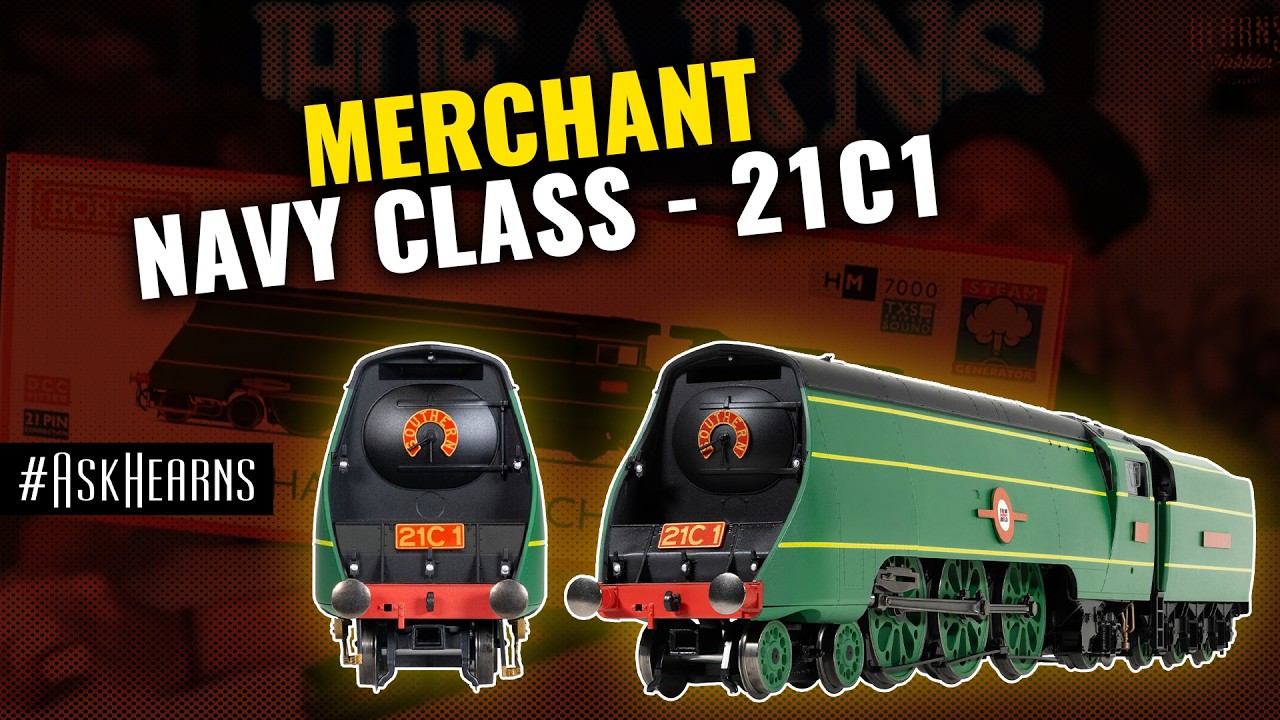 Hornby SR Merchant Navy Class DCC Steam | Unboxing & First Look