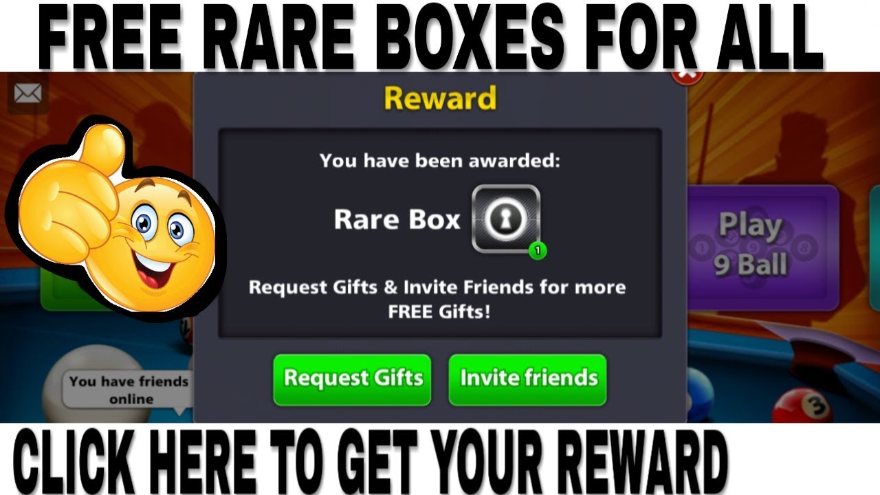 Free Rare Boxes Link | 8 ball Pool Rewards Link | 2019 | - 