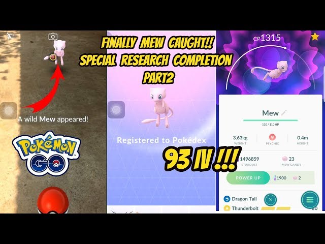 How To Unlock MEW In Pokemon GO! - New Quest System! - Field & Special  Research 