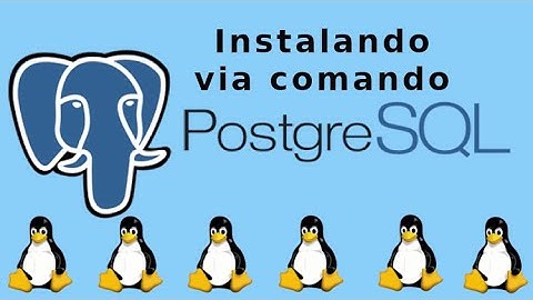 Instalando o banco de dados postgresql via comando linux