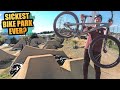 THIS BIKE PARK IS MIND BLOWING - HUGE JUMPS AND NEW TRICKS!