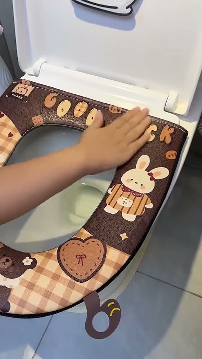 OMG! A new toilet seat has been released. It is waterproof and stain-resistant ✔️