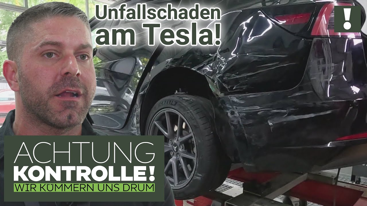 Heftiger Unfall mit TESLA! Wie hoch ist der Schaden? | Achtung Kontrolle