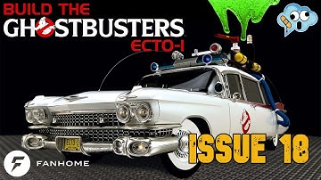 Fanhome Ghostbusters Ecto-1 model partwork kit build issue 18 stages 63 - 66