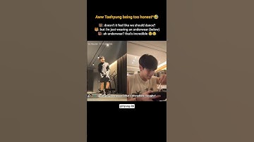 Aww Taehyung being too honest 🤣 Taekook Weverse live #taekook #shorts #bts
