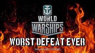 World of Warships  Worst Defeat Ever