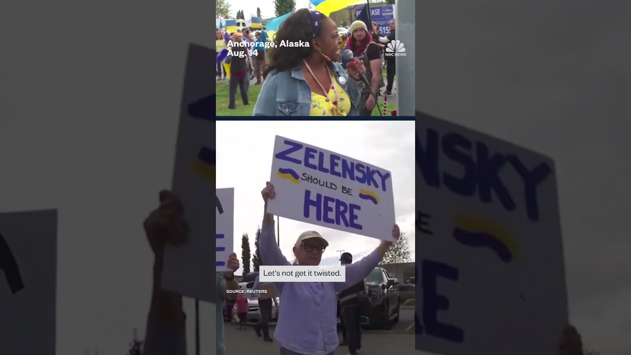 Pro Ukraine Protesters Rally In Anchorage
