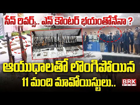 Senior MMC zone commander Anant Alias Vikas Among 11 Maoists surrender in Maharashtra || BRK News - TV9