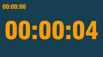 4 second timer (with end alarm, time elapsed and progress bar)