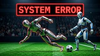 Ai Robot World Humanoid Games 2026 - Football. ai gone wrong, robot glitches, robot fails.