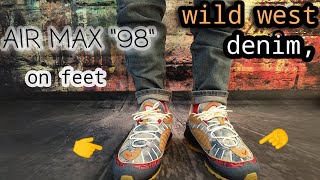 air max 97 wild west on feet