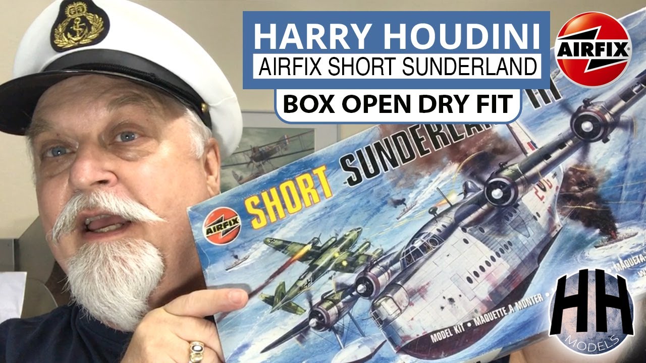 Airfix Sunderland Part 1 Box Open and Dry Fit plus Aftermarket