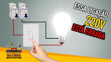 Como Ligar Lâmpada 220v CORRETAMENTE