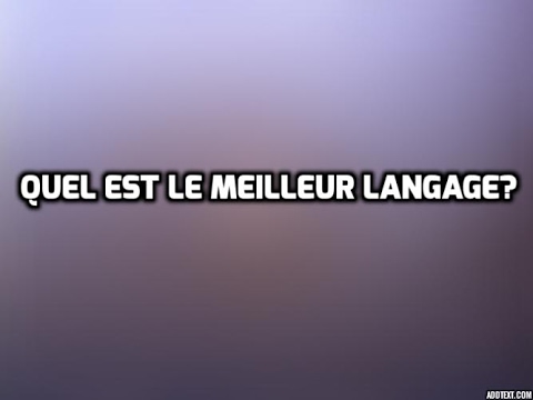 Quel est le meilleur langage de programmation? (PODCAST) - YouTube