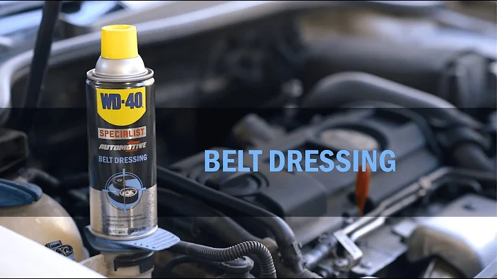 How to use WD-40 Specialist Automotive Belt Dressing