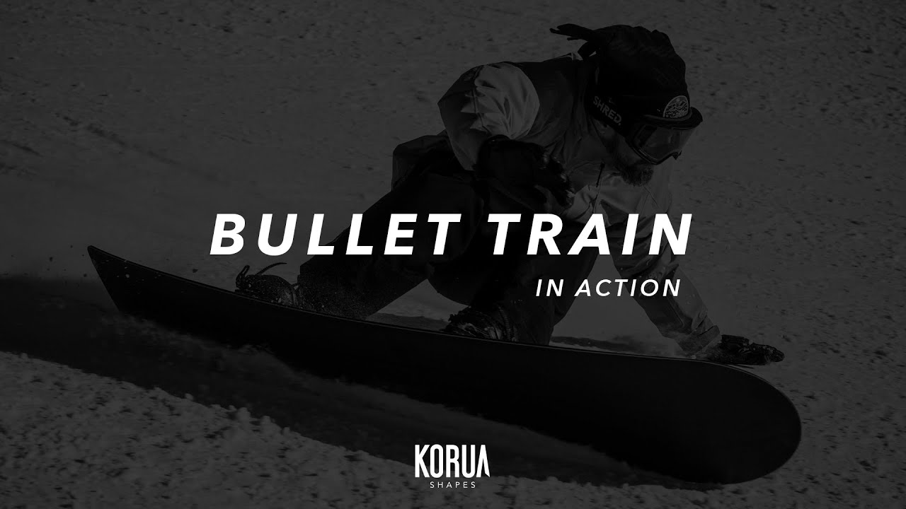 KORUA Shapes - In Action - Bullet Train Snowboard