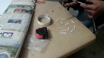 How to make hinges for rc plane part2