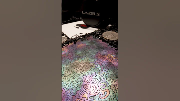 Anomaly I - Flame Anodized Titanium Jigsaw Puzzle by Lazels