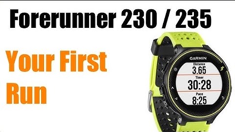 Garmin Forerunner 230 / 235 - Your First Run ! FEATURE REVIEW !