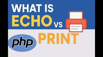 What is echo vs print in PHP?