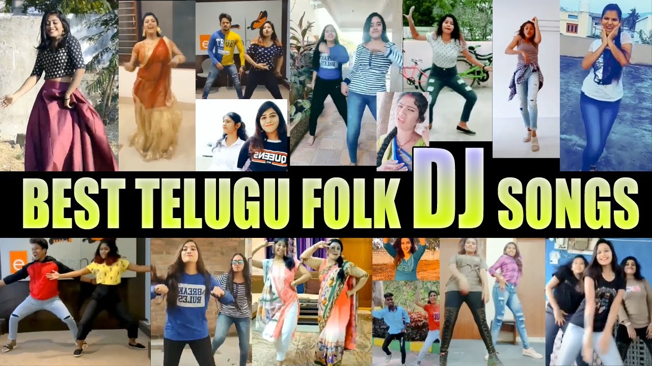 Best Telugu Folk DJ Songs  Telugu Tiktok Folk DJ Videos  Tik Tok Cute Girls Dance  T24Media