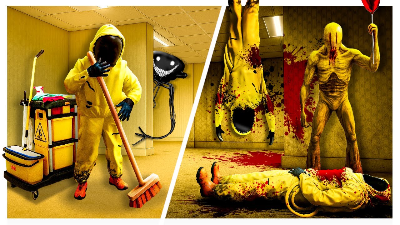 Limpiar Los Niveles De Los Backrooms Es Muy Divertido / Backrooms Cleanup Crew