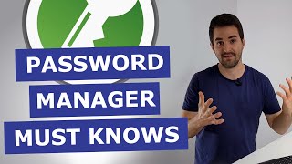 Using a password manager // What everybody should know about using KeePassXC