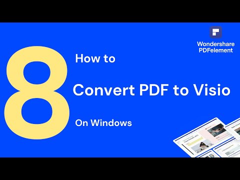 Vidéo: Comment convertir plusieurs fichiers Visio en PDF ?