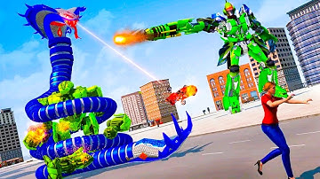 US POLICE COBRA TRANSFORM ROBOT GAMES  | #transform  #games #car