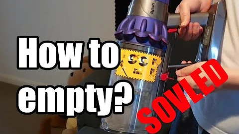 How to Open and Empty the Dyson V10 V11 V12