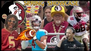 FSU FOOTBALL Spring Showcase Instant Reaction! 2025 4*DL  JAYLEN WIGGINS VISITS & HIGHLIGHTS! #fsu