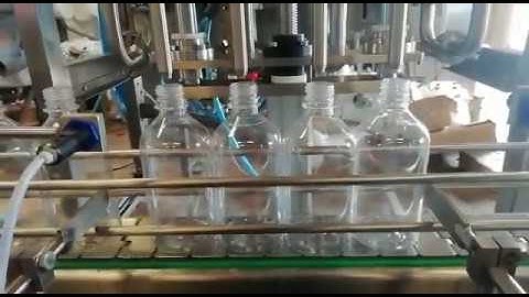 Hand Sanitiser Bottle Filling machine from Swanpack
