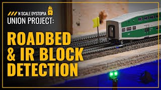 Union Project: Installing Roadbed and IR Block Detectors