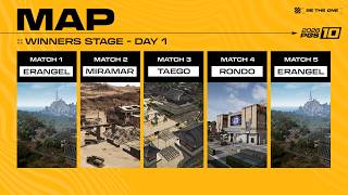 Information [MAP] PUBG Global Series 10 - Winners Stage Update