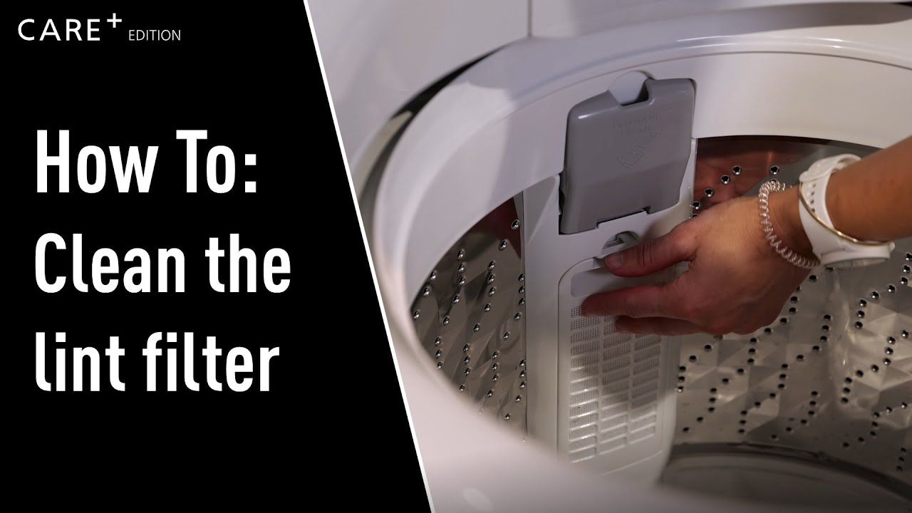 How to | Clean the lint filter - Top Load washing machine