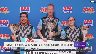 East Texans win major cash prize at pool championship in Las Vegas