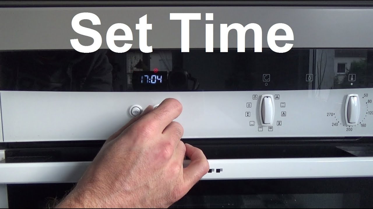 Blootstellen Duplicatie Weggelaten How to set the clock on Neff oven How to use Neff oven clock set time Neff  oven - YouTube