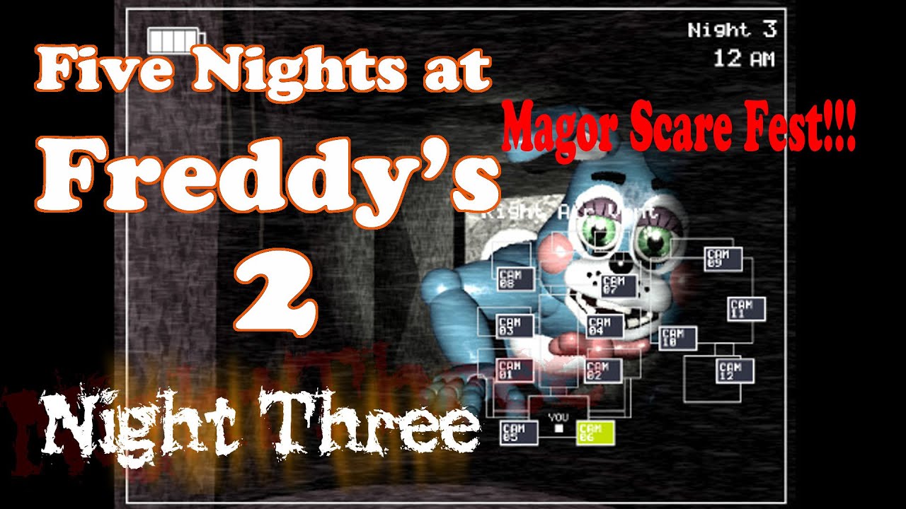 SCARIEST GAME EVER MADE | Five Nights at Freddy's 2 - Night 3 - YouTube