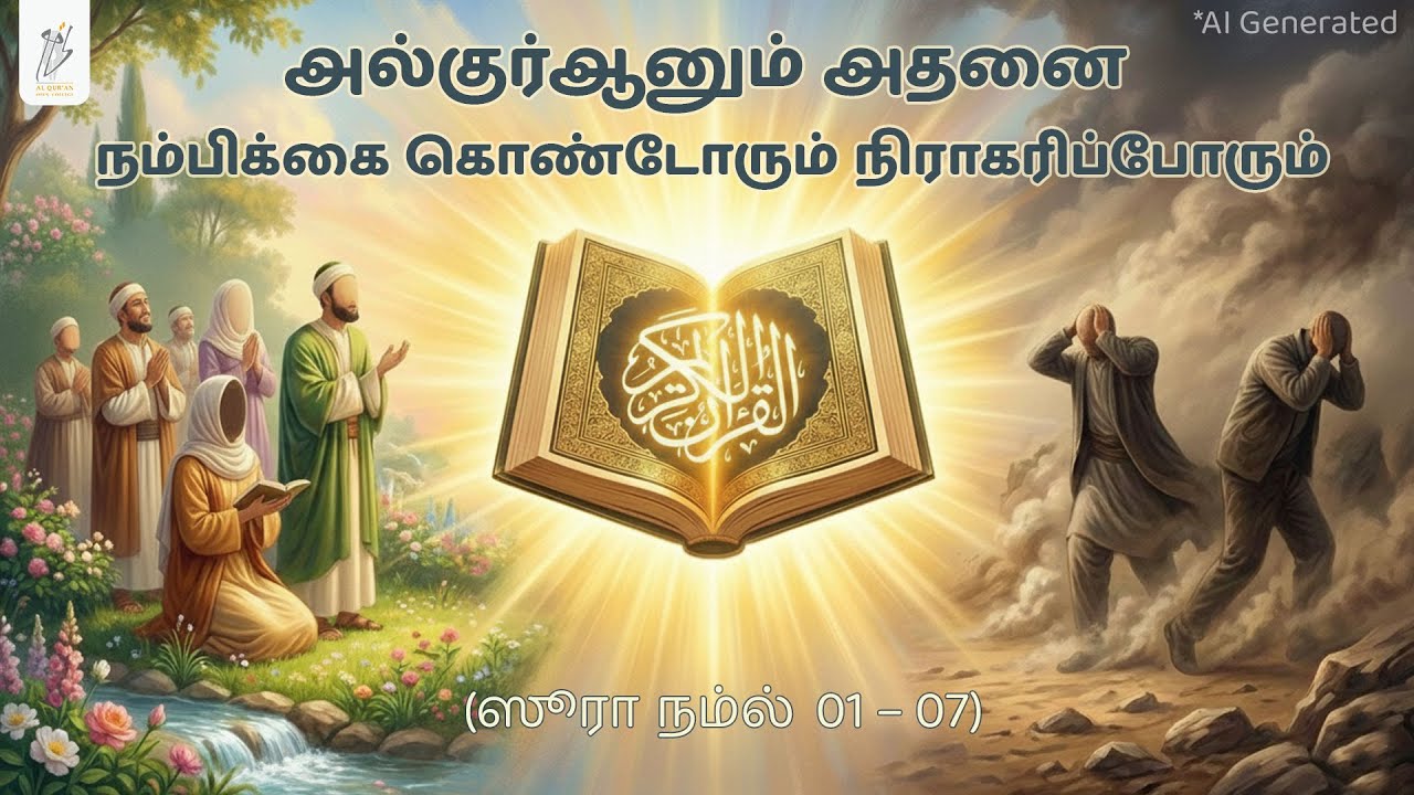 அல்குர்ஆனும் அதனை நம்பிக்கை கொண்டோரும் நிராகரிப்போரும் | ஸூரா நம்ல் 1–7 | Usthaz Mansoor | AOC