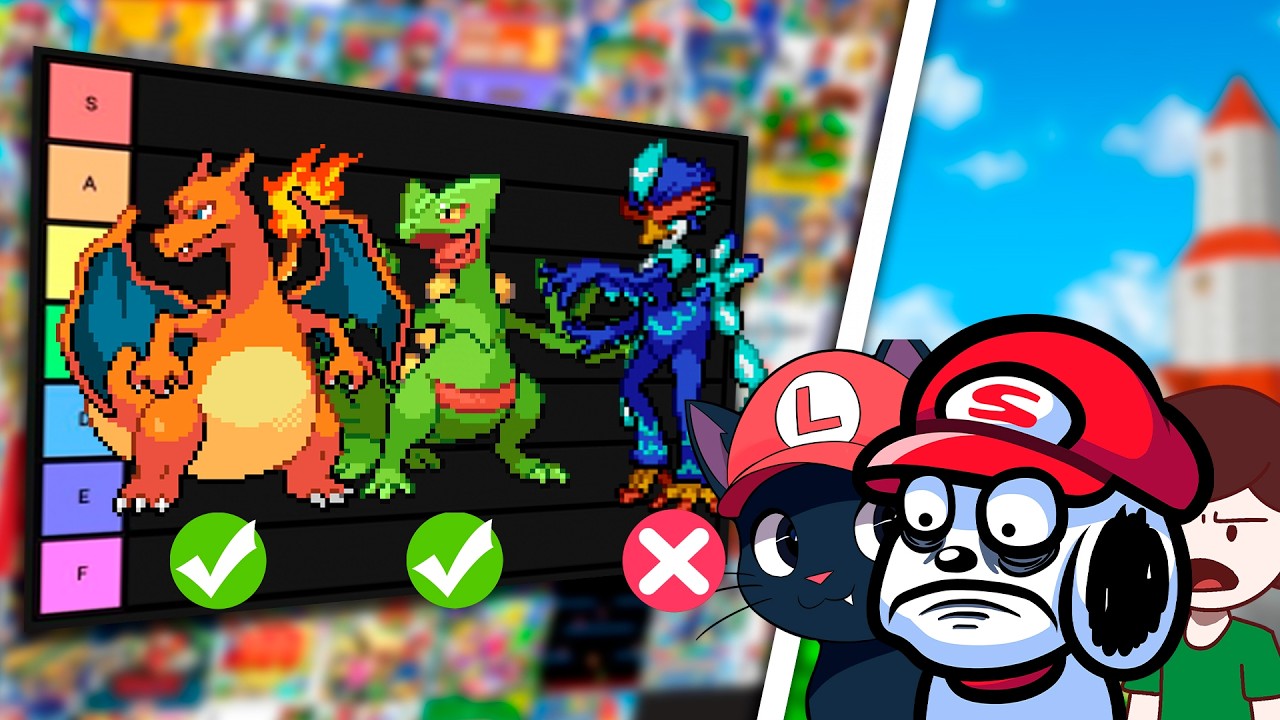 TRES IMBECILES hacen una TIERLIST de TODOS LOS INICIALES de POKEMON