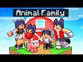 Having an ANIMAL FAMILY  in Minecraft!