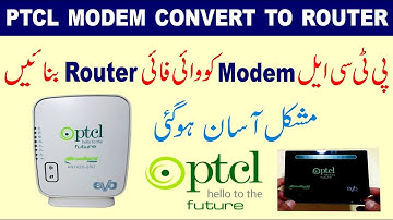How to Use Your PTCL Modem as a Simple Router 2020