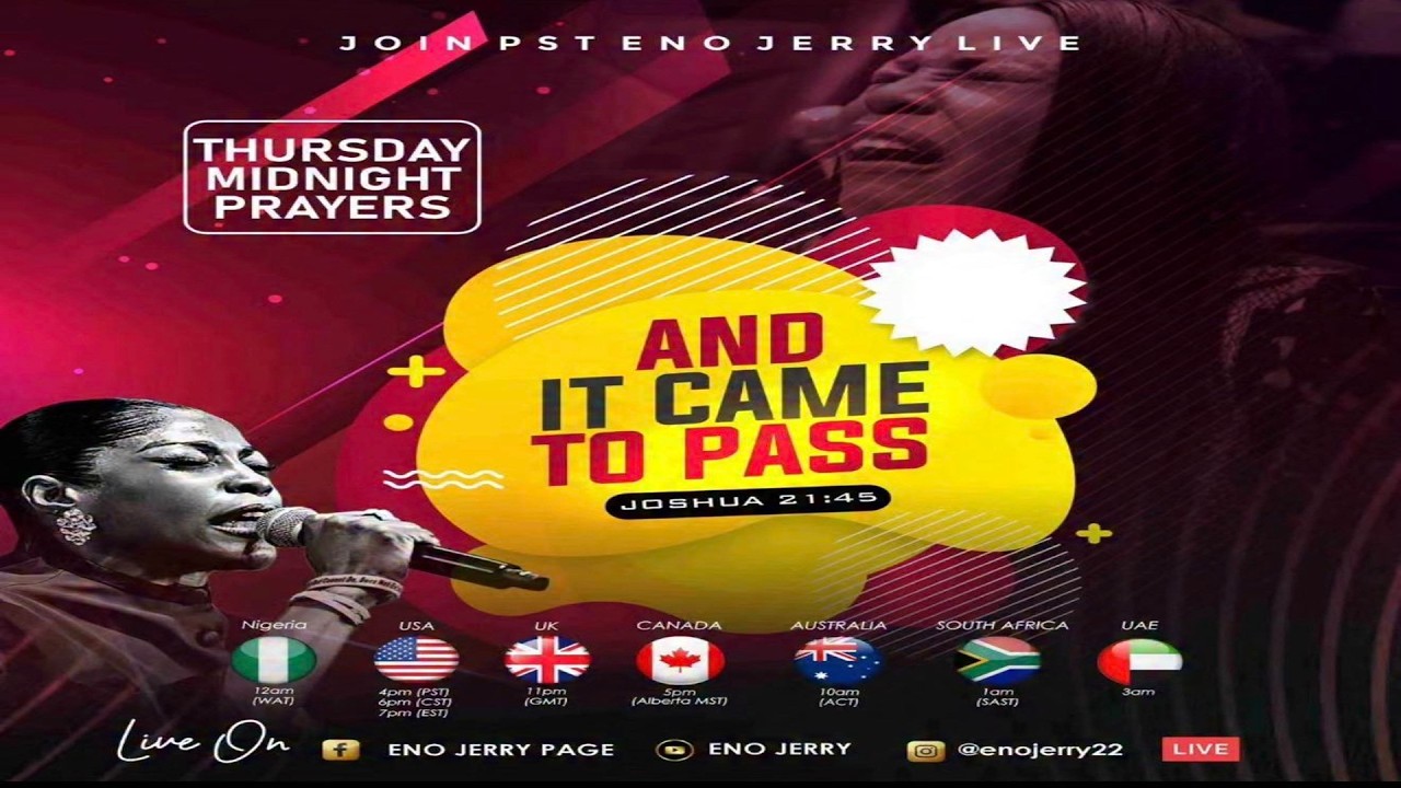 THURSDAY MIDNIGHT PRAYER || AND IT CAME TO PASS || 05-03-2026